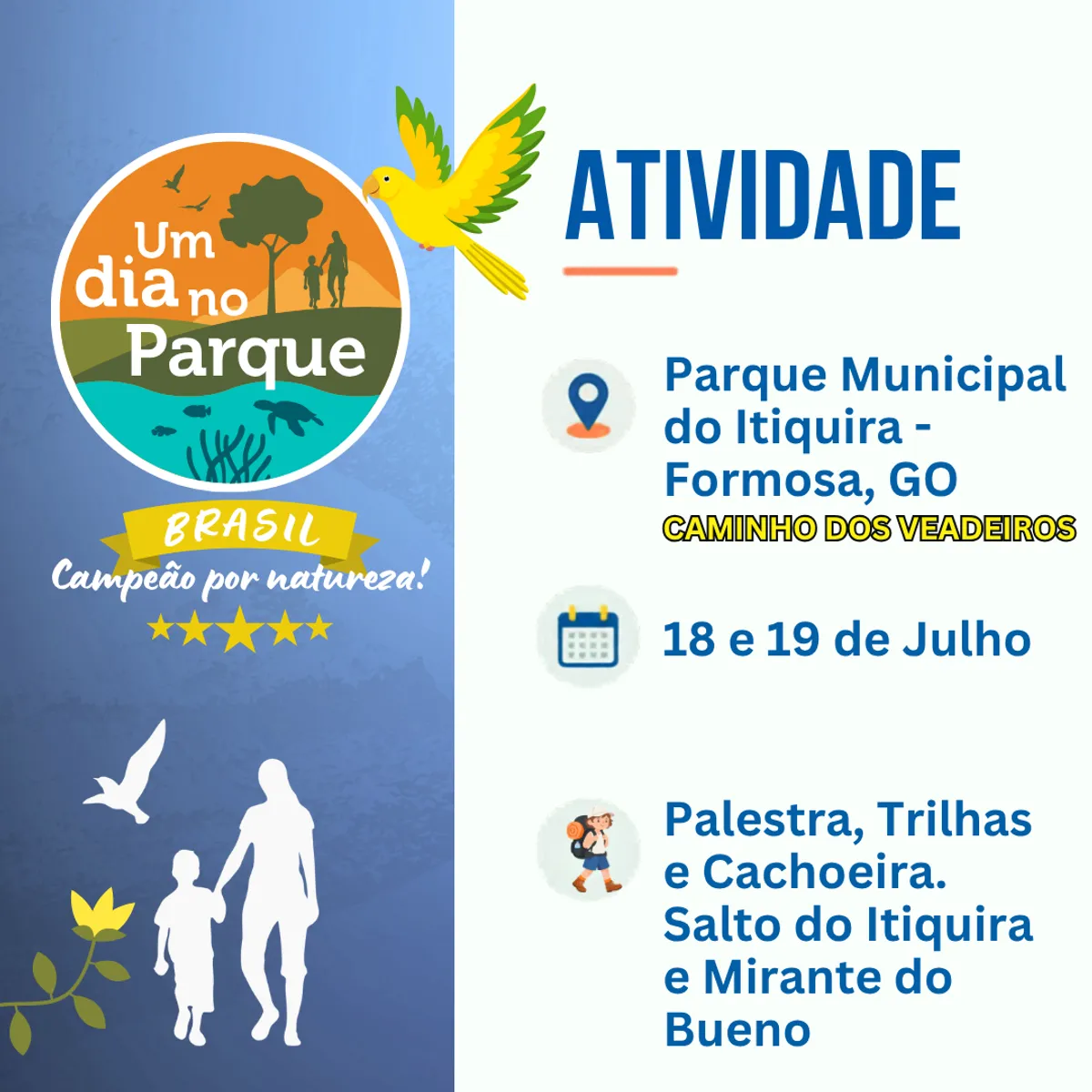 Trilhas e Cachoeiras - Caminho dos Veadeiros