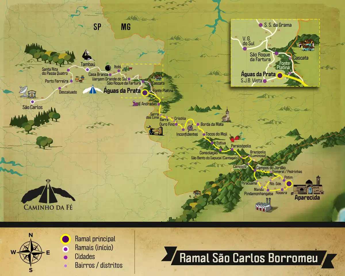 Trecho 3 - Porto Ferreira → Santa Rita do Passa Quatro (Ramal São Carlos Borromeu)