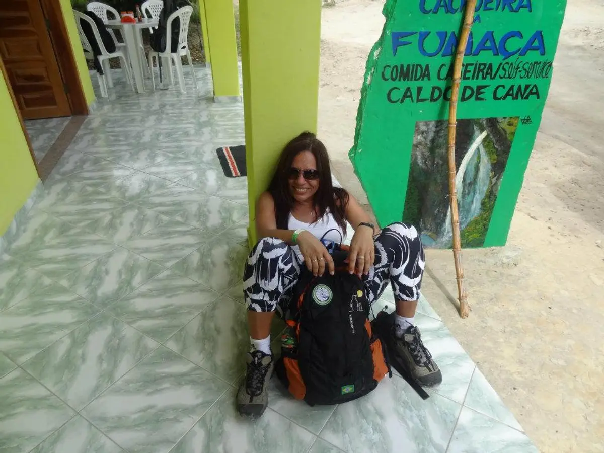 Travessia da Cachoeira da Fumaça por Baixo