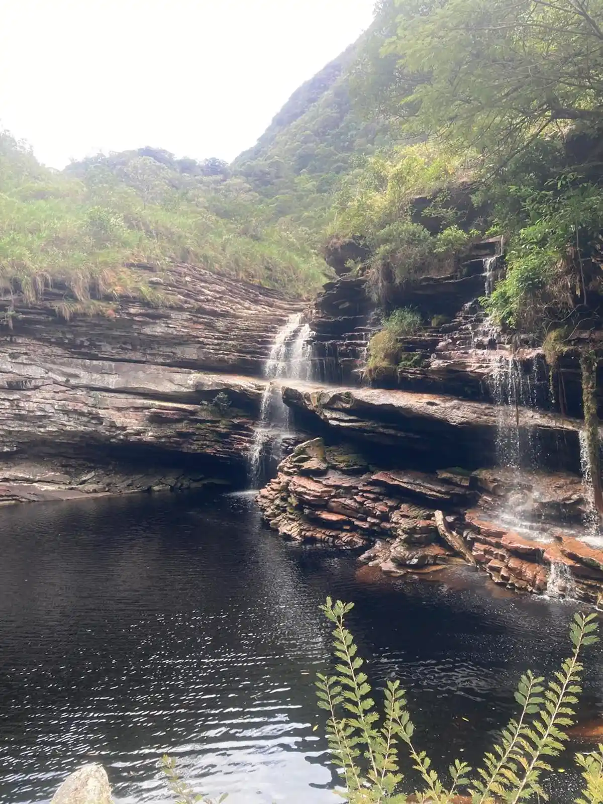 Travessia da Cachoeira da Fumaça por Baixo