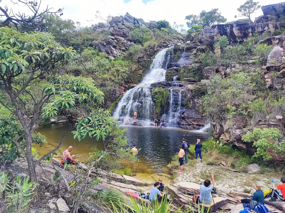 Trilha Cachoeira Congonhas de Cima, do Meio e de Baixo